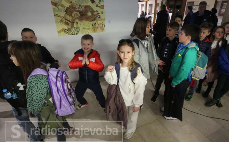 Djeca povodom Dana grada Sarajeva poklonila slike: Pogledajte izložbu